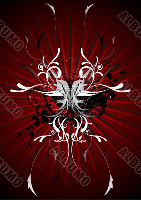 red vector design