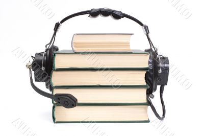 headphones and books headphones and books
