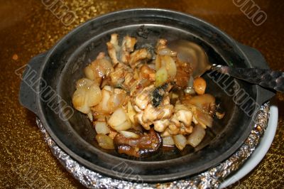 Sizzling Chinese Squid