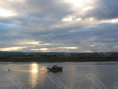 Sunset Over English River