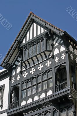 Old Black and White Building in Chester