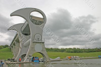 Falkirk Wheel in Scotland