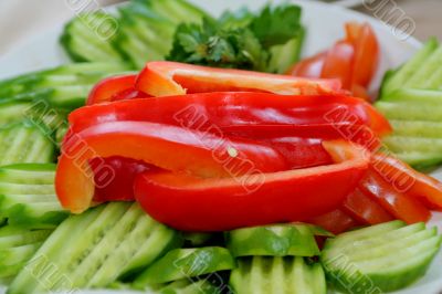 sweet pepper salad