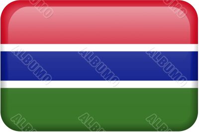 Gambia Flag Button
