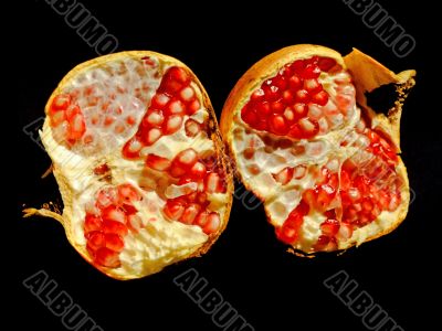 Ripe pomegranate