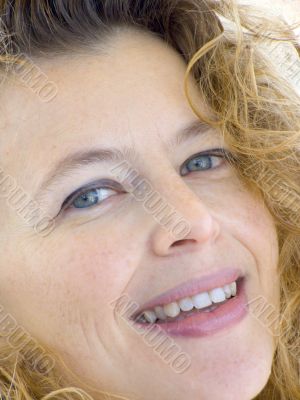 Portrait of a blonde lady