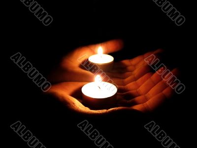 light in hands light in hands