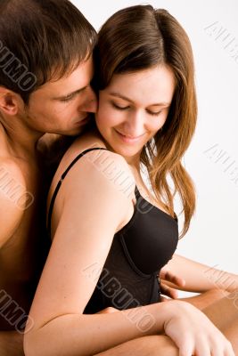 Enjoying his warmth in my neck Enjoying his warmth in my neck