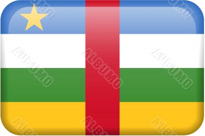 Central African Republic Flag Button