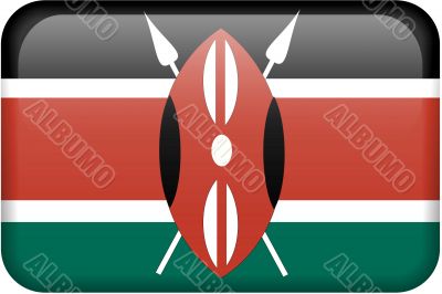 Kenya Flag Button