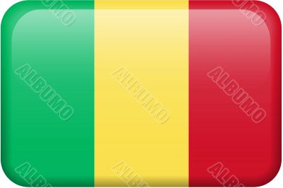 Mali Flag Button