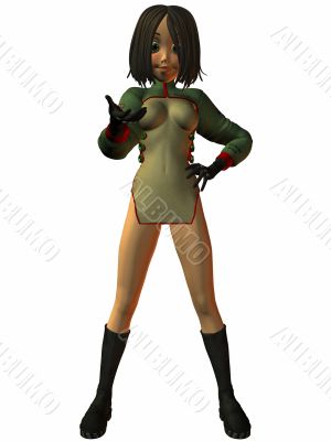 Toon Girl Future Police