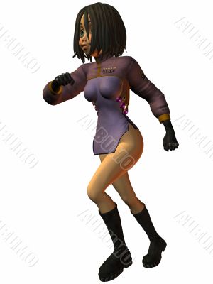 Toon Girl Future Police