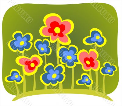 green flowers background green flowers background