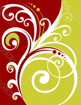 abstract floral pattern