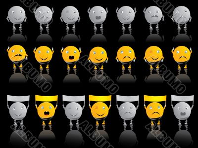 Emotion smileys Emotion smileys