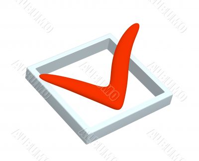 3D red point marked in the list