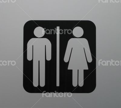 men and women washroom sign
