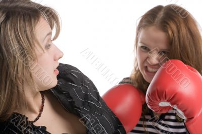 woman fight