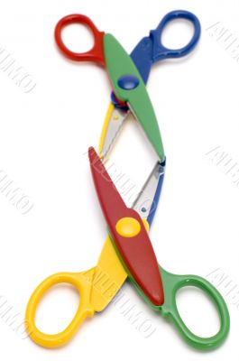 Colored scissors