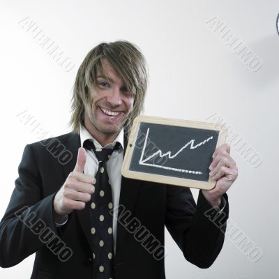 Man showing good results