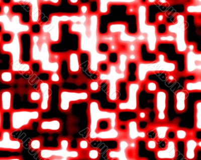 Red ants abstract
