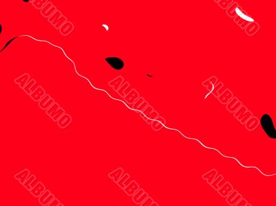 Red Miro inspiration scrapbook background