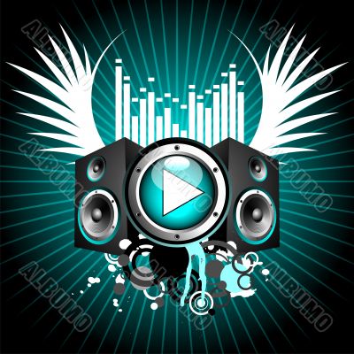 vector illustration for musical theme