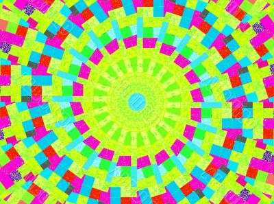 Paper collage kaleidoscope abstract Paper collage kaleidoscope abstract