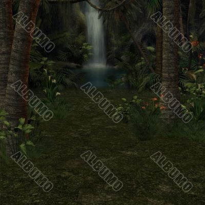 Background Waterfall