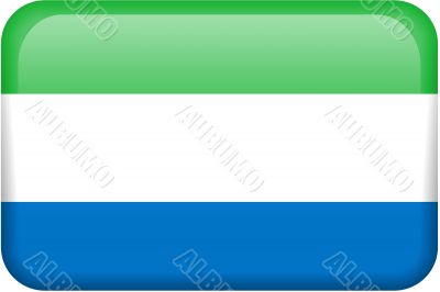 Sierra Leone Flag Button