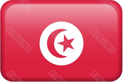Tunisia Flag Button