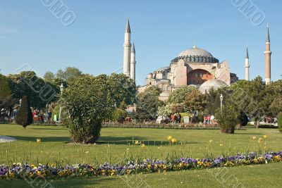 Famous Church of Sofia in Istanbul