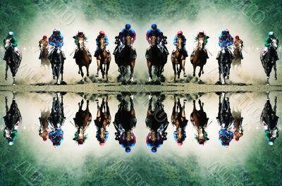 Horses. Horses.