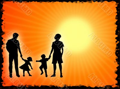 Sunset on the family Sunset on the family