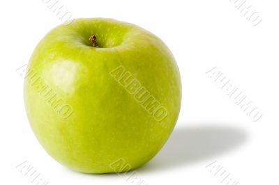 one green apple