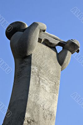 Sculpture in Budapest. Hungary