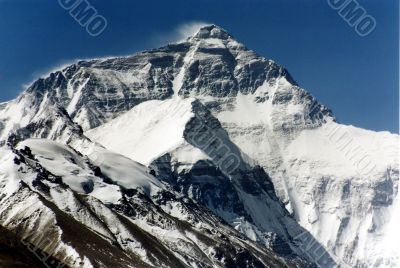 Mount Everest, the highest in the world, 8850m.