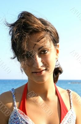 Girl and sea