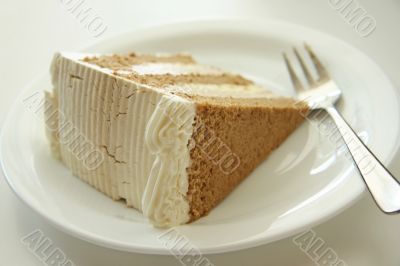 Coffe cream cake