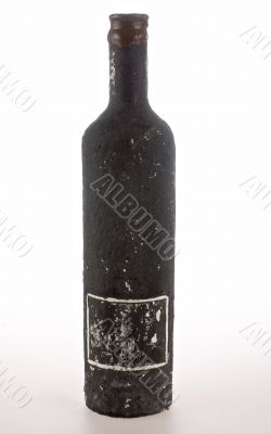 Vintage bottle of wine