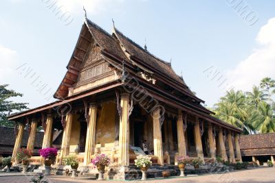 Wat in Vientiane