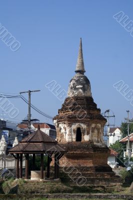 Brick stupa
