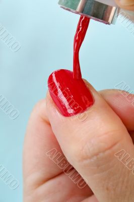 Painting Fingernails