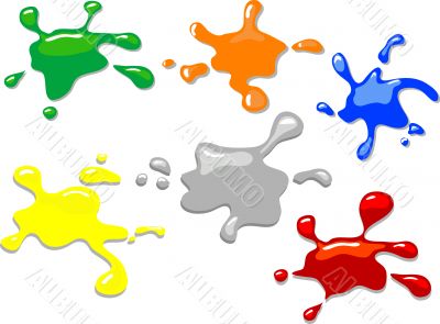 Colorful blots Colorful blots