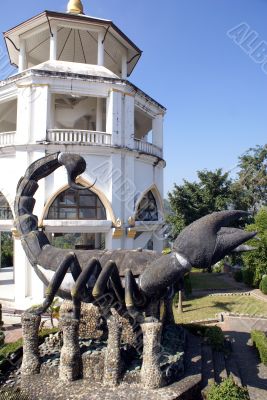Scorpion and tower