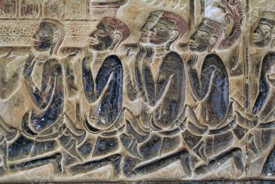 People with palankin