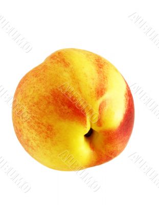 close up shot of ripe fresh nectarine close up shot of ripe fresh nectarine