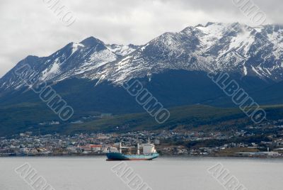 Town Ushuaia,  Argentina, South America.