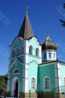 Blue church